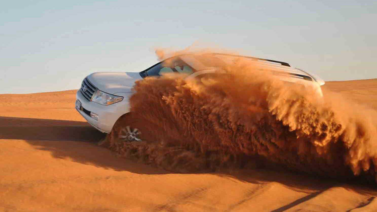 Morning Dune Bashing Dubai  In Private Car